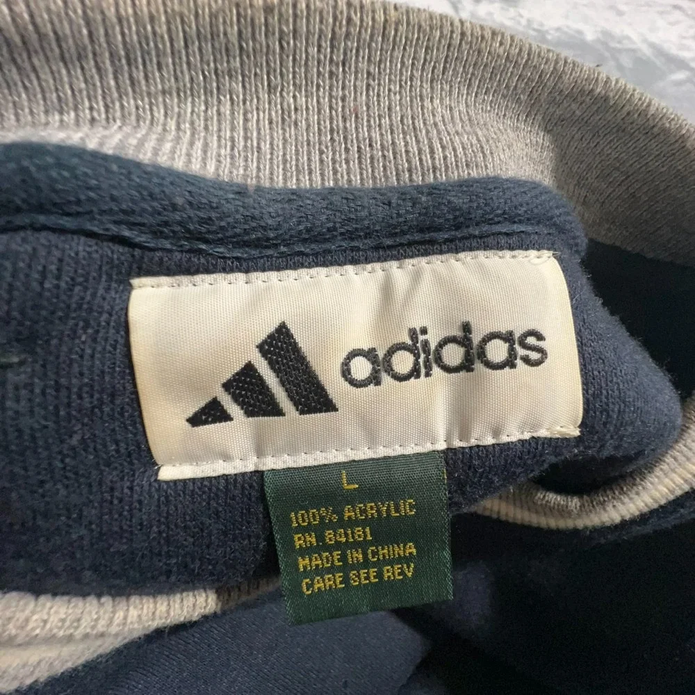 Vintage Adidas New York Yankees Sweatshirt Mens Large Navy Blue VTG 90s Crewneck